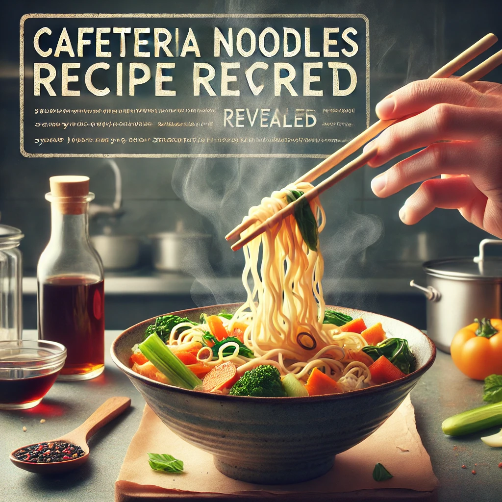 Cafeteria Noodles Recipe